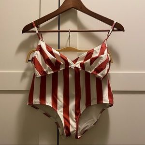 Solid & Striped, High Rise Bikini Set, Size Medium